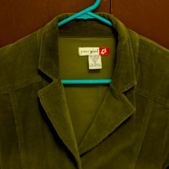 Corduroy Green Blazer - Picture 2 of 2